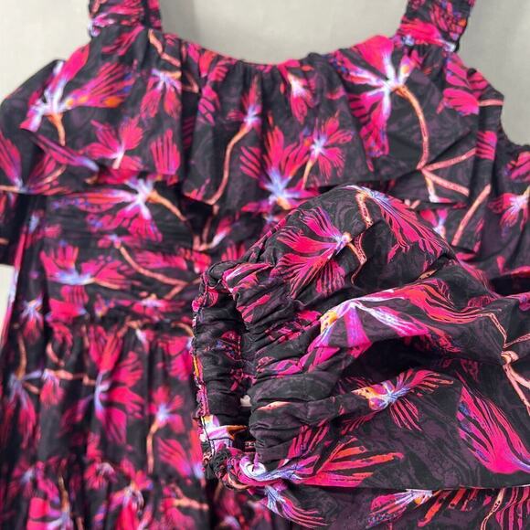 76. Ulla Johnson Caprice Dress Womens 4 Whimsigoth Fairy Boho Floral Coquette - Picture 6 of 9